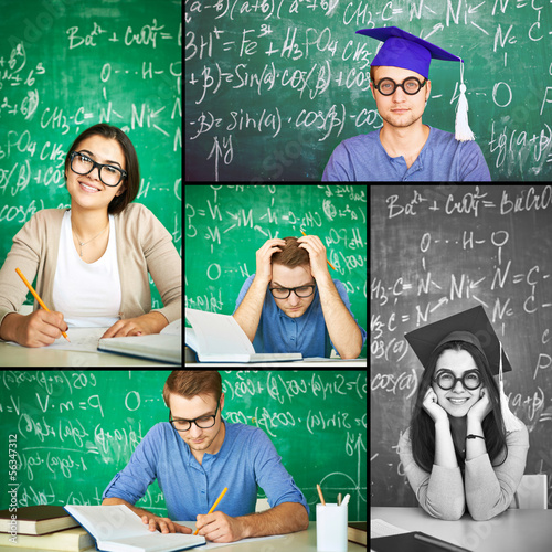 Photo: Intelligent students Intelligent students