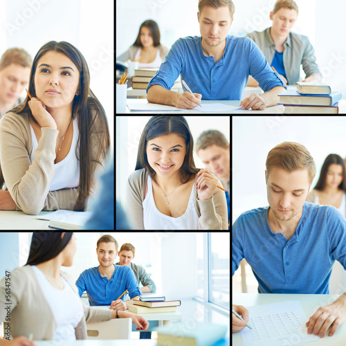 Photo: Writing test Writing test