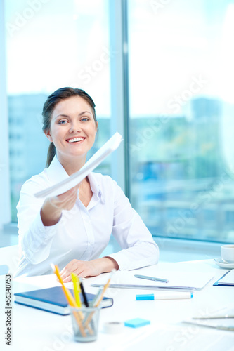 Photo: Pretty applicant Pretty applicant