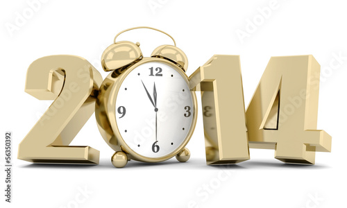 Illustration: happy new year 2014 Illustrations 3d happy new year 2014 Illustrations 3d