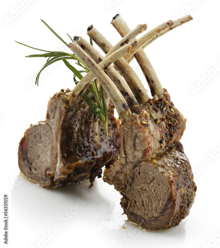 Photo: Racks Of Roasted Lamb Ribs Racks Of Roasted Lamb Ribs