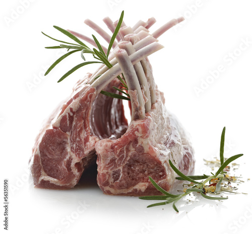 Photo: Racks Of Raw Lamb Ribs Racks Of Raw Lamb Ribs