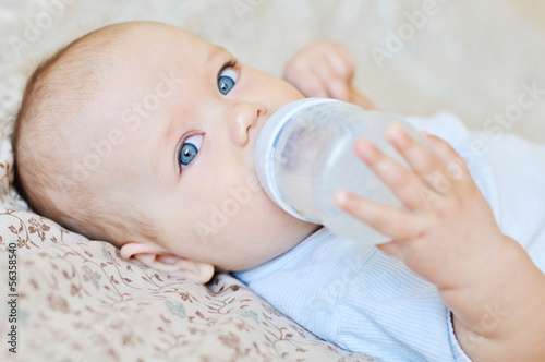 Photo: baby drinking water baby drinking water