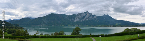 Photo: Mondsee panorama view Mondsee panorama view