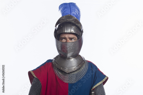 Photo: Man in knight costume, horizontal Man in knight costume, horizontal