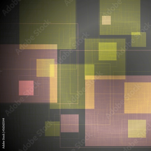 Vector: Abstract tech squares vector design Abstract tech squares vector design