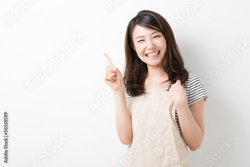 Photo: 料理をする女性 料理をする女性