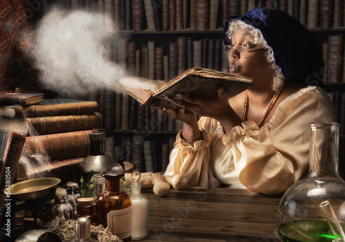 Photo: Medieval alchemist Medieval alchemist