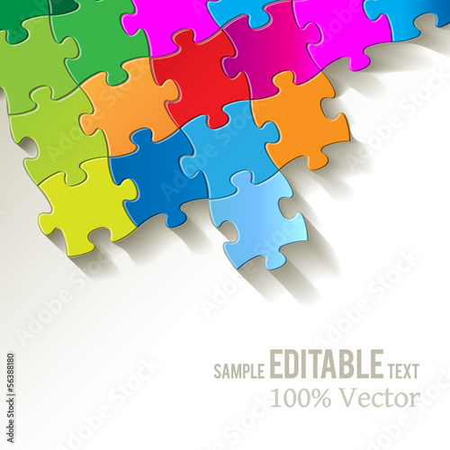 Vector: Puzzle Hintergrund Textur Puzzlestücke Bunt Puzzle Hintergrund Textur Puzzlestücke Bunt