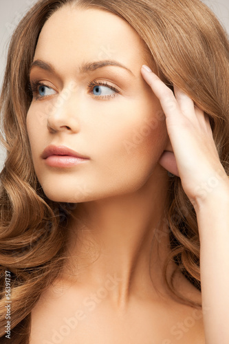 Photo: beautiful woman with long hair beautiful woman with long hair