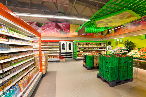 Photo: VITEBSK, BELARUS - JULY 19: Shopping center "Hanna," located in VITEBSK, BELARUS - JULY 19: Shopping center "Hanna," located in