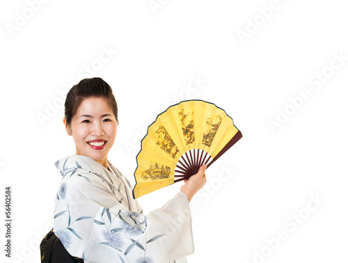 Photo: 着物姿の女性 着物姿の女性