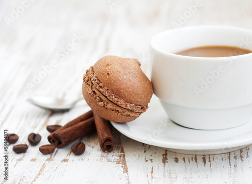 Photo: coffee macaroons coffee macaroons