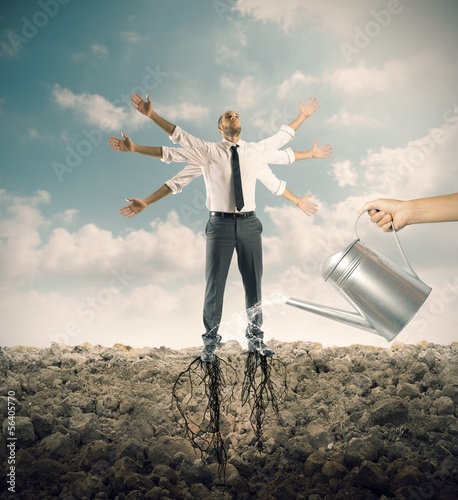 Photo: Cultivation of businessmen Cultivation of businessmen