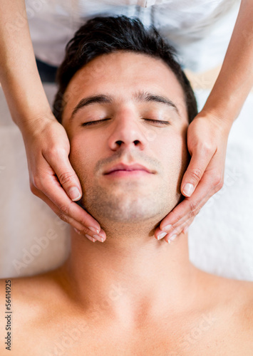 Photo: Man at the spa Man at the spa