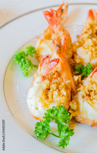 Photo: Prawn garlic yaki Prawn garlic yaki