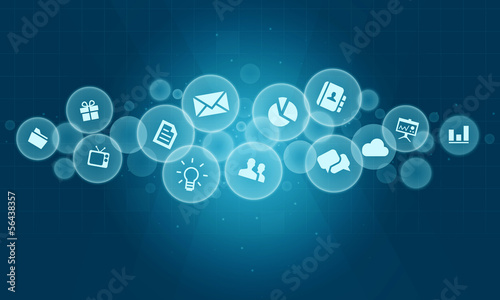 Illustration: social Background social Background