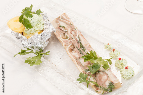 Photo: Beef tongue in aspic Beef tongue in aspic