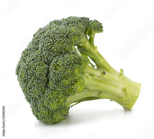 Photo: Broccoli vegetable isolated on white background Broccoli vegetable isolated on white background