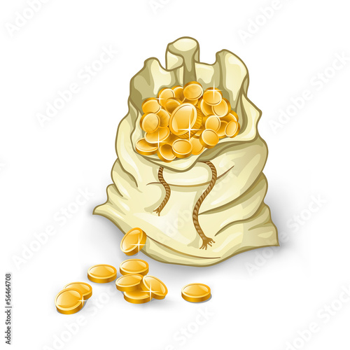 Vector: Gold money Gold money
