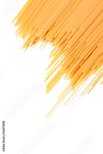 Photo: Spaghetti bias on background. Space for text. Spaghetti bias on background. Space for text.