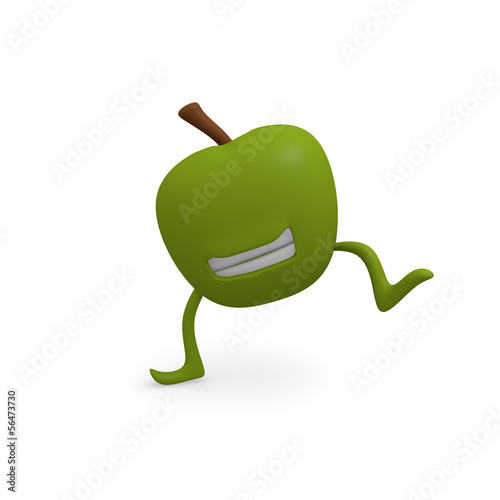 Illustration: Dancing apple Dancing apple