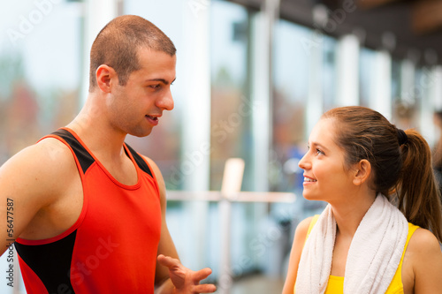 Photo: People in a gym People in a gym