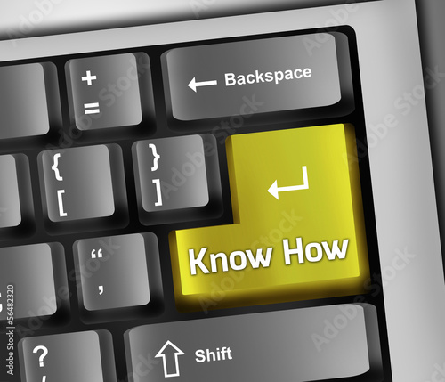 Illustration: Keyboard Illustration "Know How" Keyboard Illustration "Know How"