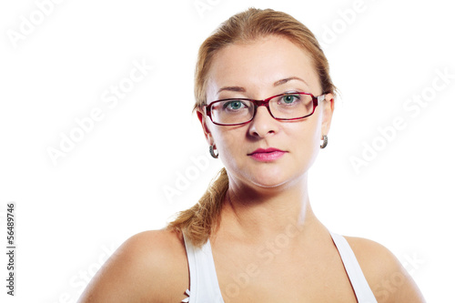 Photo: Cheerful pretty woman Cheerful pretty woman