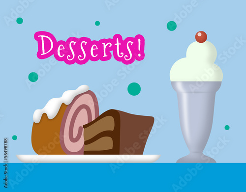Illustration: Desserts Desserts
