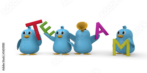 Photo: Teamwork, 3d concept Teamwork, 3d concept