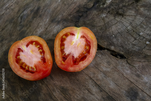 Photo: Two Pieces of Tomato Two Pieces of Tomato