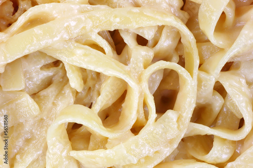 Photo: Fettuccine Alfredo Pasta Close Fettuccine Alfredo Pasta Close