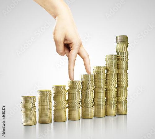 Photo: gold coins gold coins