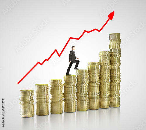 Photo: coins chart coins chart