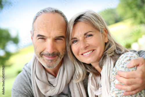 Photo: Portrait of loving senior couple Portrait of loving senior couple