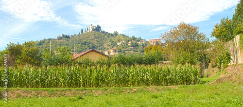 Photo: hill with a church hill with a church