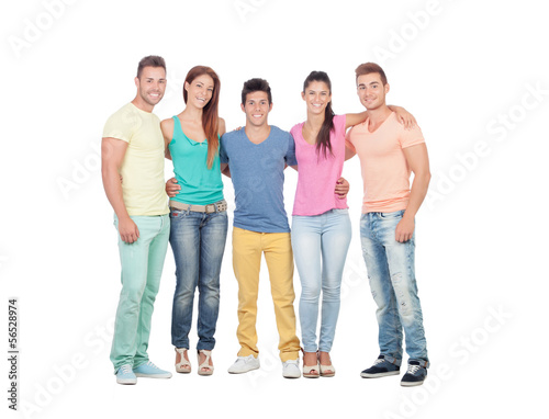 Photo: Casual group of friends Casual group of friends