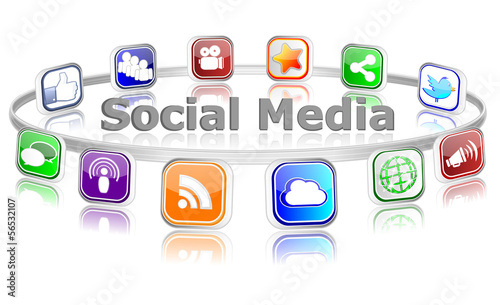 Illustration: Social Media Ring 1 Social Media Ring 1