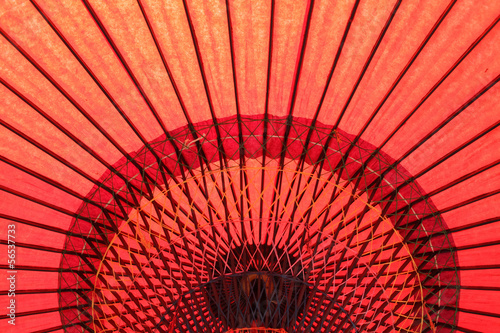 Photo: 赤い傘 赤い傘