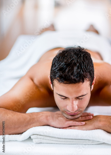 Photo: Man at the spa Man at the spa
