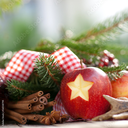 Photo: Weihnachtszeit, Apfel Weihnachtszeit, Apfel