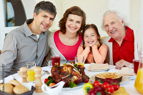 Photo: Thanksgiving dinner Thanksgiving dinner