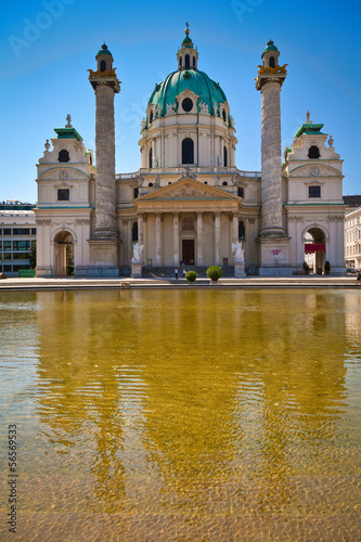 Photo: Karlskirche in Vienna Karlskirche in Vienna
