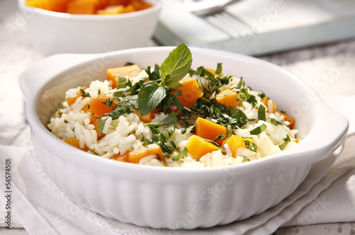 Photo: Pumpkin risotto Pumpkin risotto