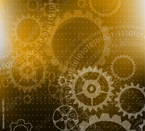 Vector: Infographics and High Tech background for business Infographics and High Tech background for business
