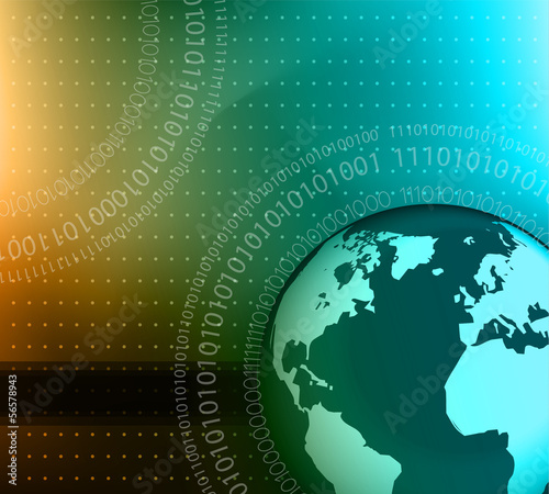 Vector: Infographics and High Tech background for business Infographics and High Tech background for business