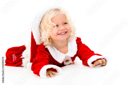 Photo: Very happy female Santa Very happy female Santa