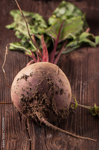 Photo: Beetroot on wood Beetroot on wood