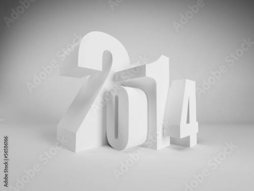 Illustration: new year 2014 new year 2014